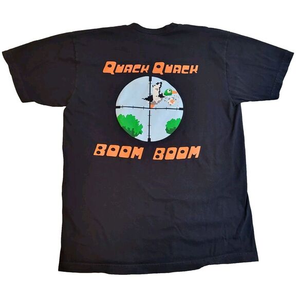 American Apparel T Shirt Large Black V Neck University Of Georgia Mallard Ball‎ - Picture 2 of 13